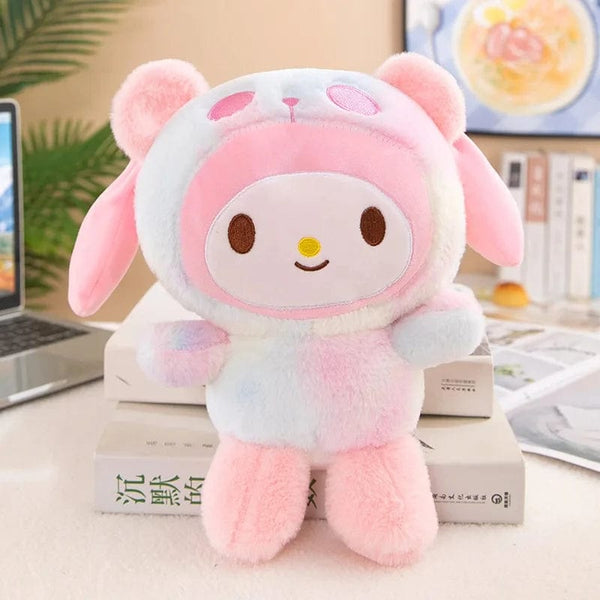 Planet Gates 20cm 6 Sanrio Hello Kitty Stuffed Plush Toys Kawaii Kuromi Melody Cinnamoroll Throw Pillow Cartoon Doll Home Decoration Christmas Gift