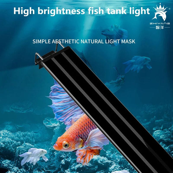 Planet Gates 20cm—60CM Super Slim LEDs Aquarium Lighting Aquatic Plant Light Extensible Waterproof Clip on Lamp For Fish Tank 110v-240v
