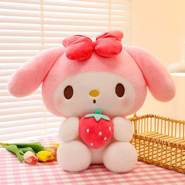 Planet Gates 20cm 8 Sanrio Hello Kitty Stuffed Plush Toys Kawaii Kuromi Melody Cinnamoroll Throw Pillow Cartoon Doll Home Decoration Christmas Gift