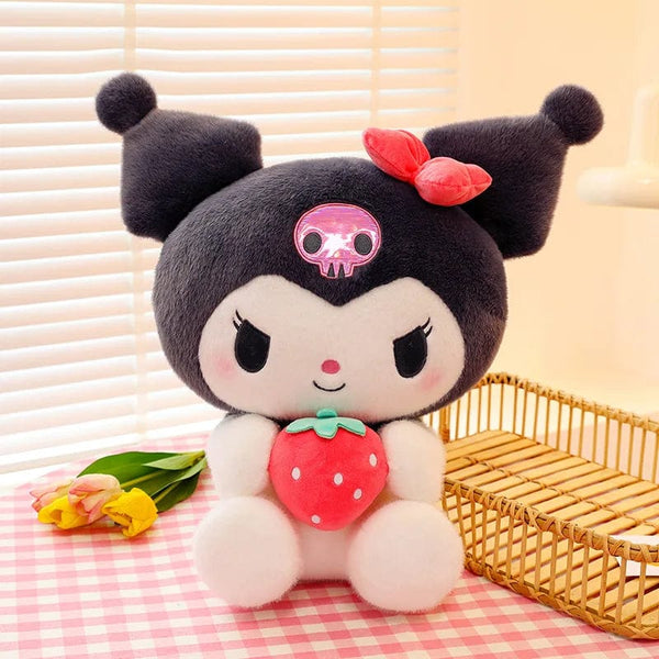 Planet Gates 20cm 9 Sanrio Hello Kitty Stuffed Plush Toys Kawaii Kuromi Melody Cinnamoroll Throw Pillow Cartoon Doll Home Decoration Christmas Gift
