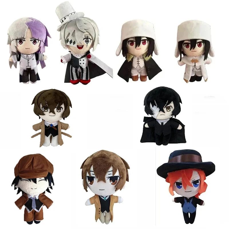 Planet Gates 20cm Anime Dazai Osamu Osamu Dazai Nakahara Chuya Sigma Gogol Fyodor Dostoyevsky Cute Soft Stuffed Pillow Kids Birthday Gift
