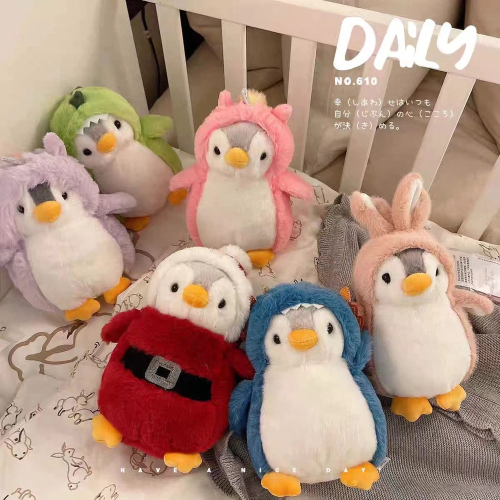 Planet Gates 20cm Cute Penguin Plush Toys Animal Doll Penguins Family for Boys Girl Penguin Gift