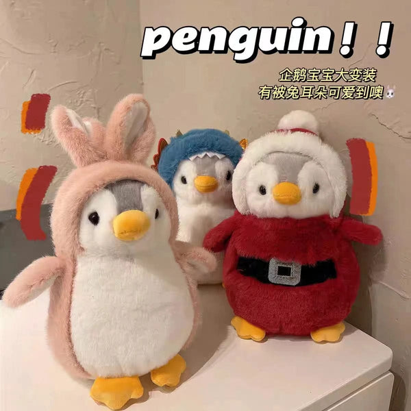 Planet Gates 20cm Cute Penguin Plush Toys Animal Doll Penguins Family for Boys Girl Penguin Gift
