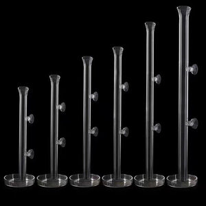 Planet Gates 20cm feeder set Thickened Glass Aquarium Feeder Tube Dish Transparent Fish Tank Shrimp Snail Food Feeder Bowl Aquarium Fish Feeding Accessories