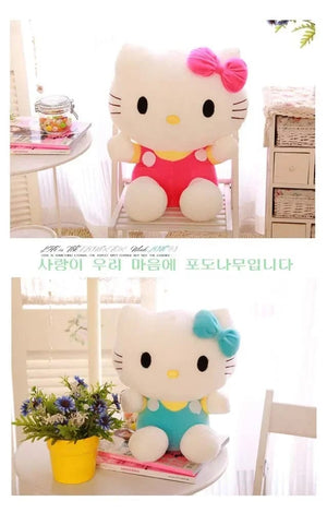 Planet Gates 20cm Hello Kitty Plush Toys Cute Sanrio Movie KT Cat peluche Dolls Soft Stuffed kawaii Hello Kitty Toy Baby Christmas Gift