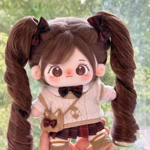 Planet Gates 20cm Kawaii Cotton Dolls Anime Plush Stuffed Customization Figure Miaomiao Naked Figure Doll Wearable Clothing Dress Up Gifts