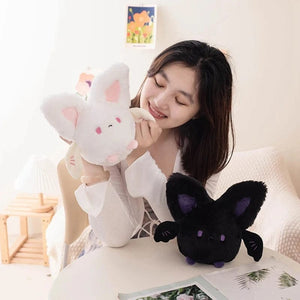 Planet Gates 20cm Kawaii Plump Bats Plush Toys Stuffed Animal Soft Doll Sofa Pillow Cute Beauty and Fashion Gifts for Elementary Student Baby