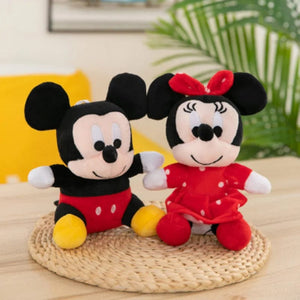 Planet Gates 20cm Mickey Plush Disney Mickey Mouse Minnie Daisy Plush Toy Stuffed Doll Girls toys Birthday Christmas Gifts