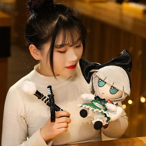 Planet Gates 20CM New Japan Anime TouHou Project Hakurei Reimu Kirisame Komeiji Koishi Cosplay Plush Doll Cute Stuffed Sitting Dolls Gifts