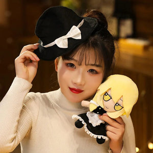 Planet Gates 20CM New Japan Anime TouHou Project Hakurei Reimu Kirisame Komeiji Koishi Cosplay Plush Doll Cute Stuffed Sitting Dolls Gifts