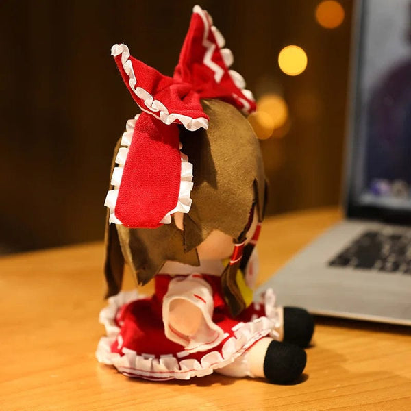 Planet Gates 20CM New Japan Anime TouHou Project Hakurei Reimu Kirisame Komeiji Koishi Cosplay Plush Doll Cute Stuffed Sitting Dolls Gifts