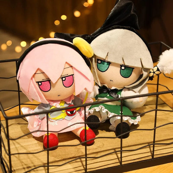 Planet Gates 20CM New Japan Anime TouHou Project Hakurei Reimu Kirisame Komeiji Koishi Cosplay Plush Doll Cute Stuffed Sitting Dolls Gifts