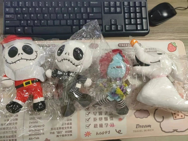 Planet Gates 20cm The Nightmare Before Christmas Sally Jack Skellington Plush Toys Zero dog Stuffed Toys Halloween Gifts Valentines Gift