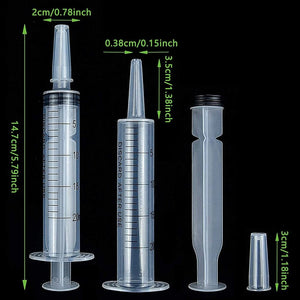 Planet Gates 20ml / CHINA 60ml Liquid Syringe Glue Filling Enema Syringe Nutrient Sterile Health Without Needle Watering Refilling for Animal Food Feeding
