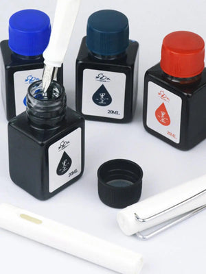 Planet Gates 20ml Fountain Pen Ink Dip Pen Ink Bottle Blue Ink Refilling Students Art Available Inks Ink Calligraphy Stationery Writing Tool