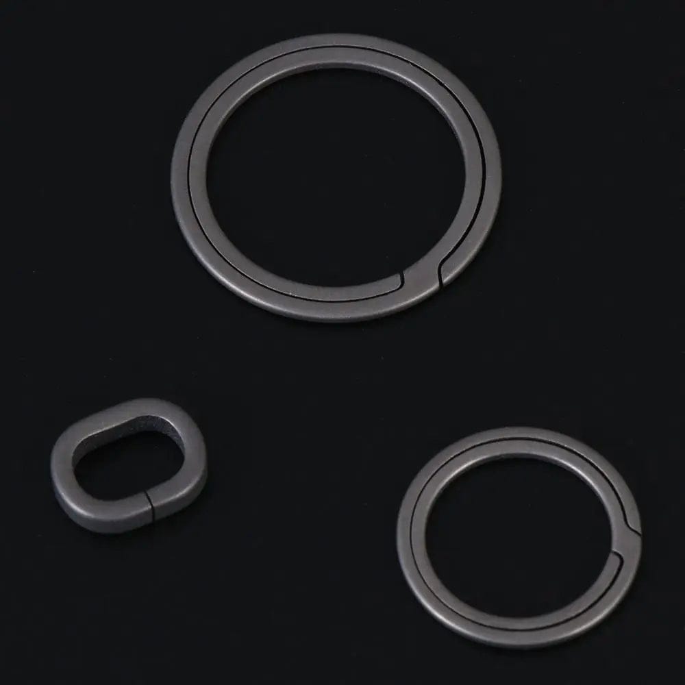 Planet Gates 20mm Silver 1Pc New Titanium Key Ring Super Lightweight Keychains Buckle Pendant Man Car Keychain Male Creativity Gift Outdoor Tool