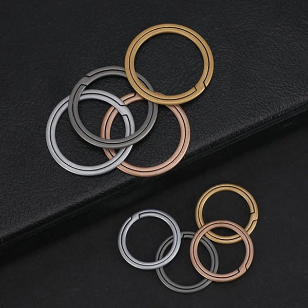 Planet Gates 20mm Silver 1Pc New Titanium Key Ring Super Lightweight Keychains Buckle Pendant Man Car Keychain Male Creativity Gift Outdoor Tool