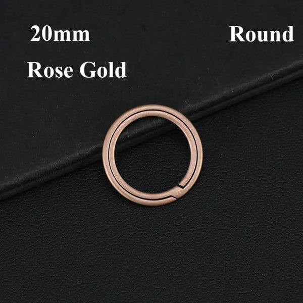 Planet Gates 20mm Silver 1Pc New Titanium Key Ring Super Lightweight Keychains Buckle Pendant Man Car Keychain Male Creativity Gift Outdoor Tool