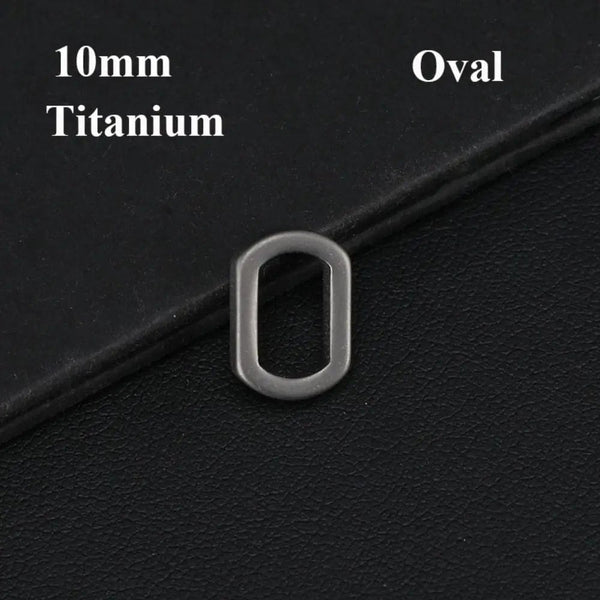 Planet Gates 20mm Silver 1Pc New Titanium Key Ring Super Lightweight Keychains Buckle Pendant Man Car Keychain Male Creativity Gift Outdoor Tool