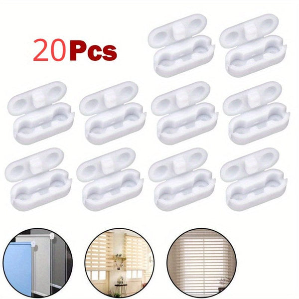 Planet Gates 20pcs 10/20pcs Plastic Roller Blinds Pull Cord Connector Curtain Chain Connector For Vertical Blinds Joiners Curtain Repair Accessories