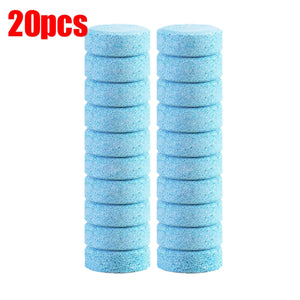 Planet Gates 20pcs 20/60pcs Car Windshield Cleaner Car Effervescent Tablet Glass Water Solid Cleaner Universal Automobile Accessories Spray Cleaner