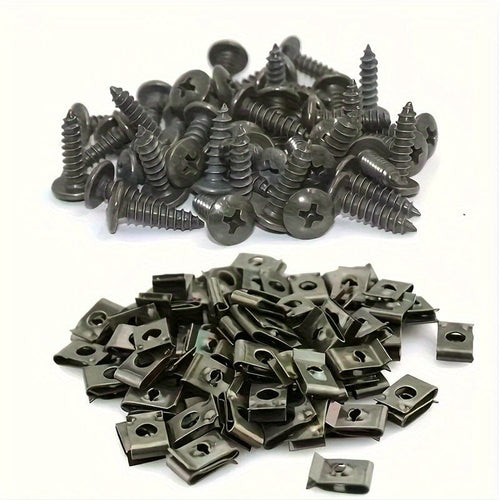 Planet Gates 20pcs 20pcs Car Screw Seat Fastener Clips, Car Engine Fender Bumper Guards Clamps, Car Accessories