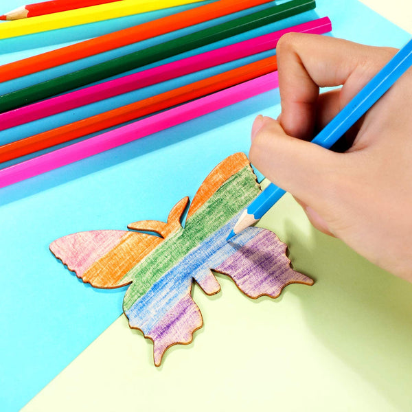 Planet Gates 20pcs 20pcs, DIY Butterfly Wood Hanging Ornaments, Tree Decorations, Yard Decoration, Yard Supplies, Party Decor, Holiday Supplies, Garden Decor