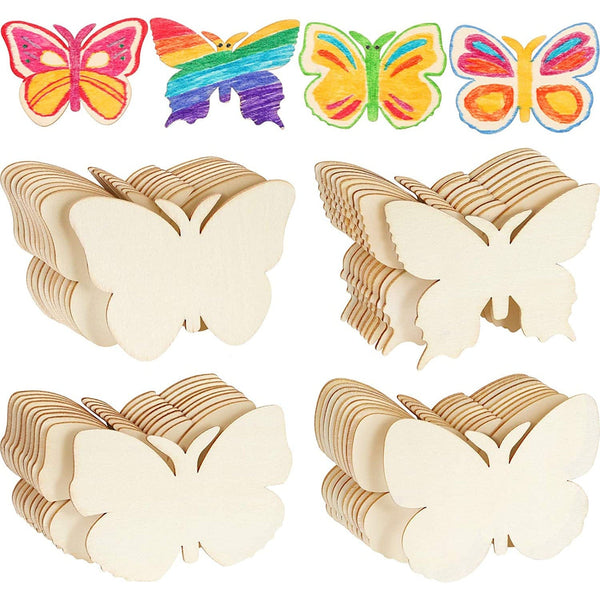 Planet Gates 20pcs 20pcs, DIY Butterfly Wood Hanging Ornaments, Tree Decorations, Yard Decoration, Yard Supplies, Party Decor, Holiday Supplies, Garden Decor