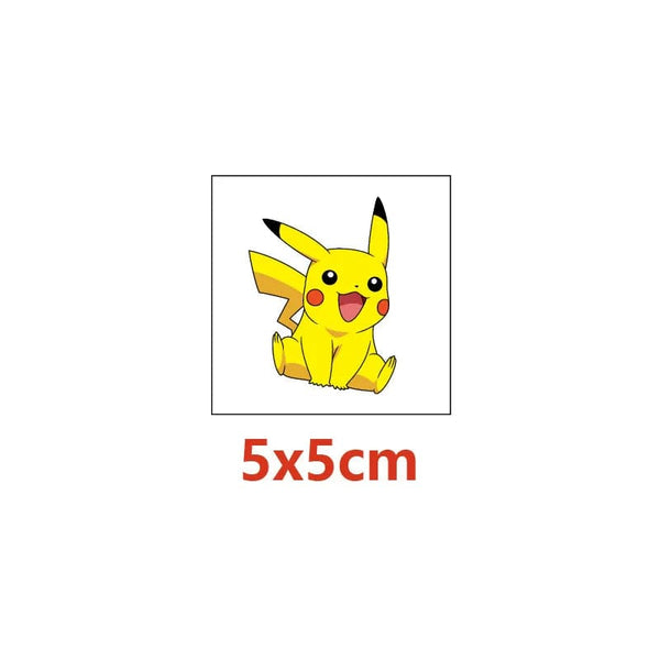 Planet Gates 20PCS 20Pcs Pokemon Pikachu Tattoo Stickers Waterproof Anime Sticker Action Figure Toys Cartoon Reward Toy for Kids Birthday Xmas Gift