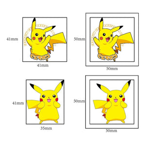 Planet Gates 20PCS 20Pcs Pokemon Pikachu Tattoo Stickers Waterproof Anime Sticker Action Figure Toys Cartoon Reward Toy for Kids Birthday Xmas Gift