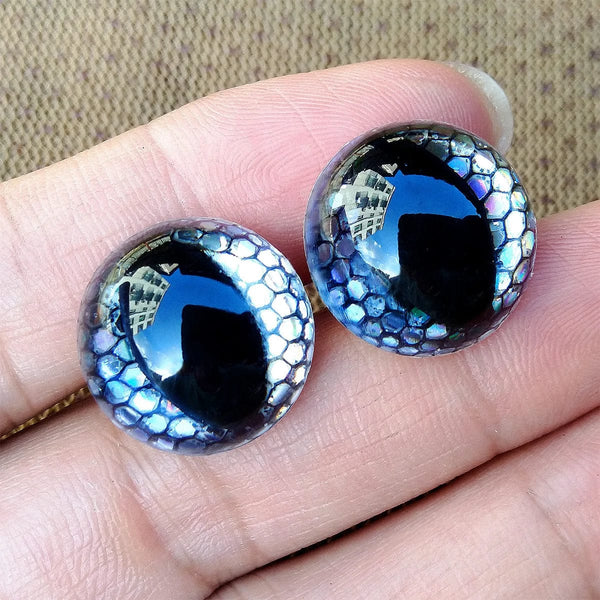 Planet Gates 20pcs 3D Honeycomb Cat Safety Eyes For Crochet Toys Glitter Amigurumi Crafts Plush Doll Eyes DIY Toy Accessories