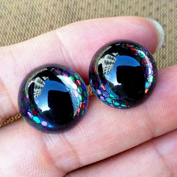 Planet Gates 20pcs 3D Honeycomb Cat Safety Eyes For Crochet Toys Glitter Amigurumi Crafts Plush Doll Eyes DIY Toy Accessories