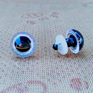 Planet Gates 20pcs 3D Plastic Glitter Safety Eyes For Crochet Toys Amigurumi Diy Mix Bulk Mixed Sizes Toy Doll Making 10/12/14/16/18/20/22mm