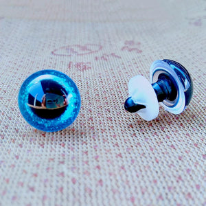 Planet Gates 20pcs 3D Plastic Glitter Safety Eyes For Crochet Toys Amigurumi Diy Mix Bulk Mixed Sizes Toy Doll Making 10/12/14/16/18/20/22mm