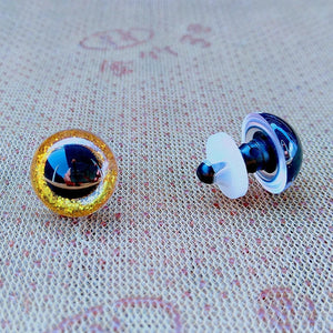 Planet Gates 20pcs 3D Plastic Glitter Safety Eyes For Crochet Toys Amigurumi Diy Mix Bulk Mixed Sizes Toy Doll Making 10/12/14/16/18/20/22mm