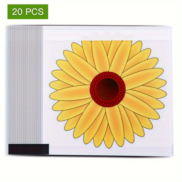 Planet Gates 20pcs 4/10/20/30pcs, Window Fly Stickers Trap Insects, Kitchen, Bedroom, Living Room, Strong Adhesive Catching Stickers, Pest Control