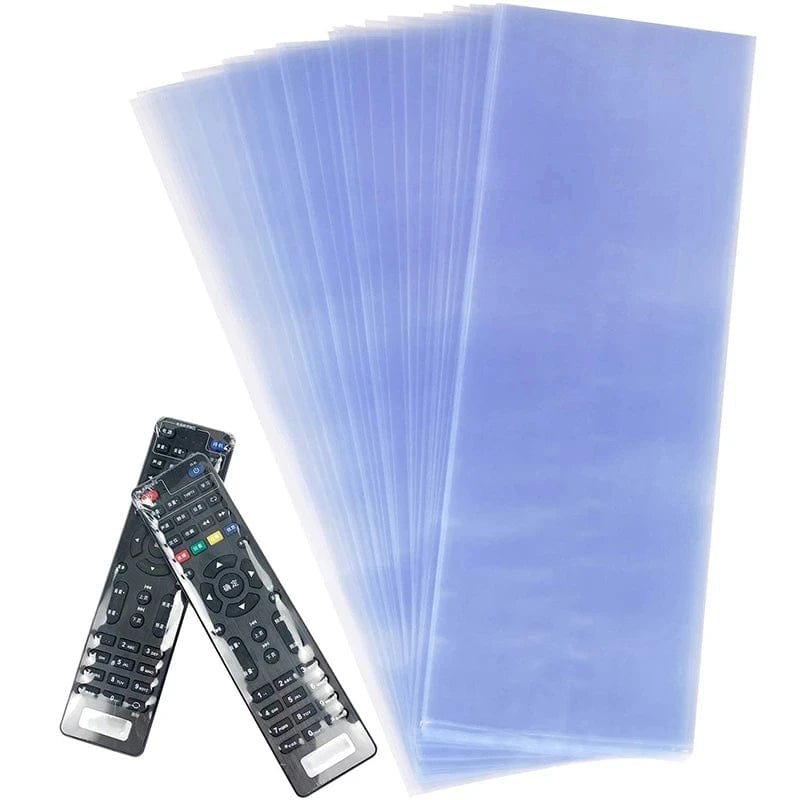 Planet Gates 20PCS 6X25CM Transparent Shrink Film Bag Anti-dust Protective Case Cover For TV Air Conditioner Remote Control Shrink Plastic