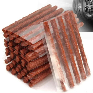 Planet Gates 20PCS black 3.5mm Tubeless Tire Repair Strips Car Motorcycle Bike Tyre Puncture Repairing Plug Seal Tools Rubber Strip Tires Repair Tool