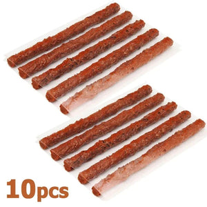 Planet Gates 20PCS black 3.5mm Tubeless Tire Repair Strips Car Motorcycle Bike Tyre Puncture Repairing Plug Seal Tools Rubber Strip Tires Repair Tool