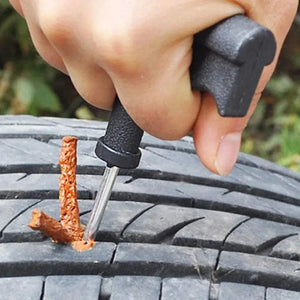Planet Gates 20PCS black 3.5mm Tubeless Tire Repair Strips Car Motorcycle Bike Tyre Puncture Repairing Plug Seal Tools Rubber Strip Tires Repair Tool