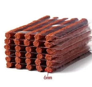Planet Gates 20PCS black 3.5mm Tubeless Tire Repair Strips Car Motorcycle Bike Tyre Puncture Repairing Plug Seal Tools Rubber Strip Tires Repair Tool