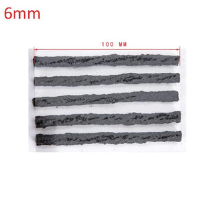 Planet Gates 20PCS black 3.5mm Tubeless Tire Repair Strips Car Motorcycle Bike Tyre Puncture Repairing Plug Seal Tools Rubber Strip Tires Repair Tool