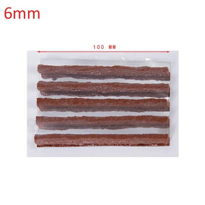 Planet Gates 20PCS black 3.5mm Tubeless Tire Repair Strips Car Motorcycle Bike Tyre Puncture Repairing Plug Seal Tools Rubber Strip Tires Repair Tool