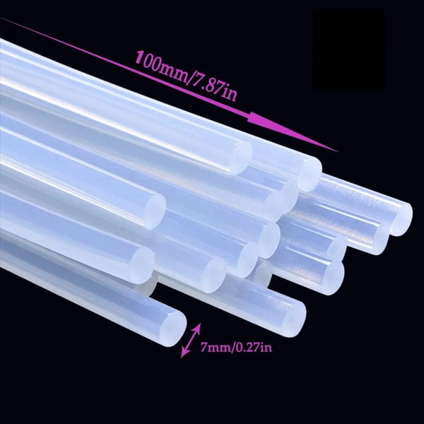 Planet Gates 20Pcs Car Dent Repair Glue Sticks Strong Adhesion Car Body Paintless Repair Hot Melt Strip Repairing Glue Stick Car Repair Tool