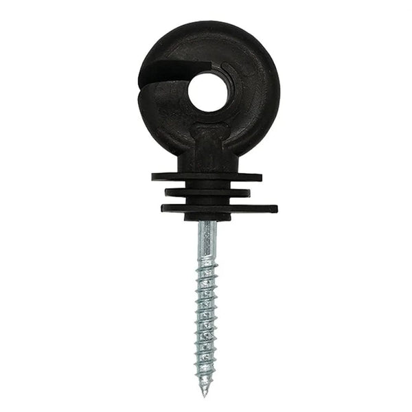 Planet Gates 20Pcs Electric Fence Offset Ring Insulator Wood Post Fencing Screw Timber Tape Wire Insulators Safe Garden Buildings Accessory