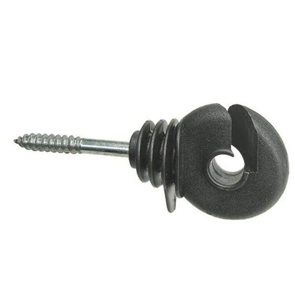 Planet Gates 20Pcs Electric Fence Offset Ring Insulator Wood Post Fencing Screw Timber Tape Wire Insulators Safe Garden Buildings Accessory