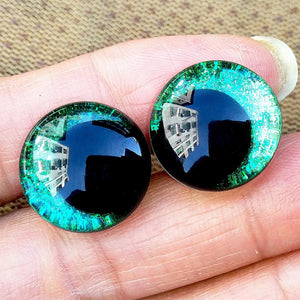 Planet Gates 20pcs/lot 3D Glitter Safety Eyes For Toys Amigurumi Trapezoidal Knitted Cuddly Felt Plush Toy Red Eye Big Large Size 16/20/25mm