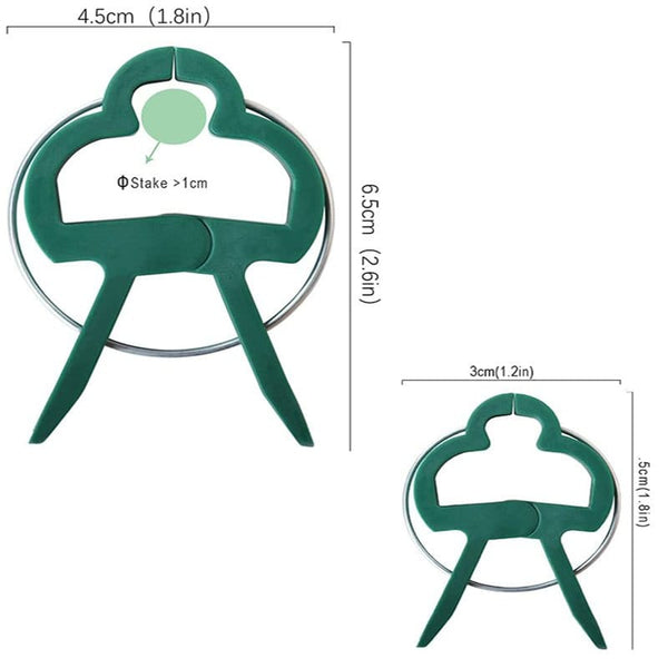 Planet Gates 20pcs Reusable Garden Greenhouse Plant Fixed Clips - Perfect for Supporting Your Plants, Vines & Flowers!