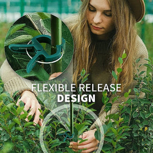 Planet Gates 20pcs Reusable Garden Greenhouse Plant Fixed Clips - Perfect for Supporting Your Plants, Vines & Flowers!