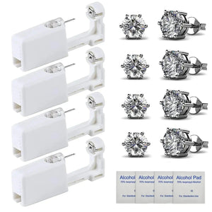 Planet Gates 20pcs Safety Ear Piercing Gun Kit Disposable Disinfect Safety Earring Piercer Machine Studs Nose CLip Body Jewelry Piercing Tool